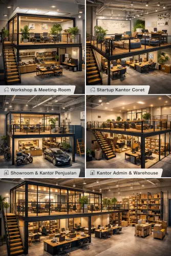 Mezzanine Ruang Kantor di Pakujaya