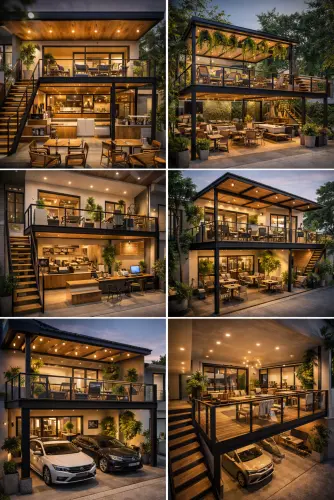 Mezannine Cafe Modern di Pakujaya